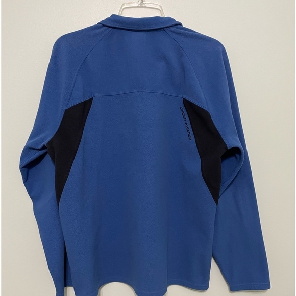 Under Armour fleece shirt size M front pocket with 1/4 zip pullover comfortable - Picture 7 of 8